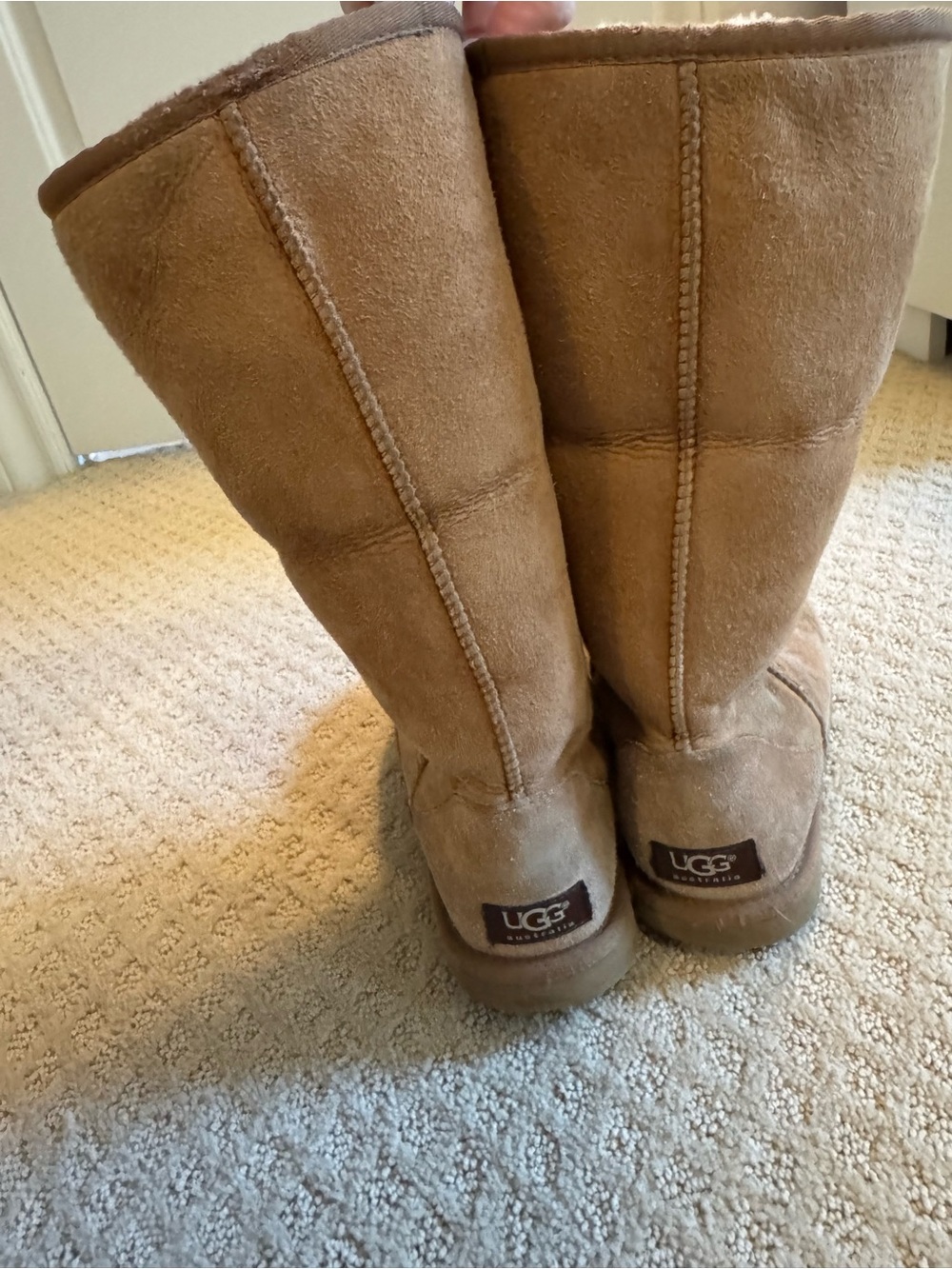UGG Classic Tall Suede Boots - Chestnut, Size 8